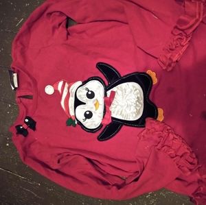 Girls Christmas shirt.